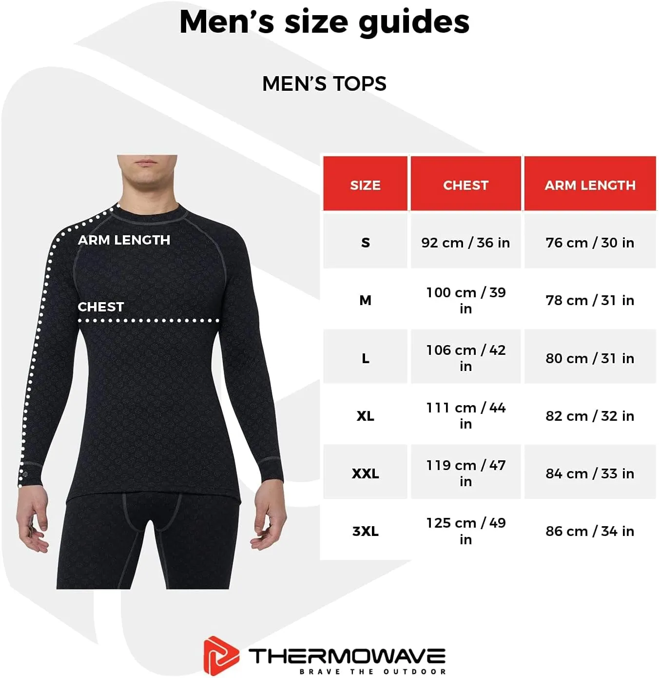 3in1 Merino Wool Base Layer Mens - Thermal Shirts for Men - Merino Wool Underwear Mens 330 GSM