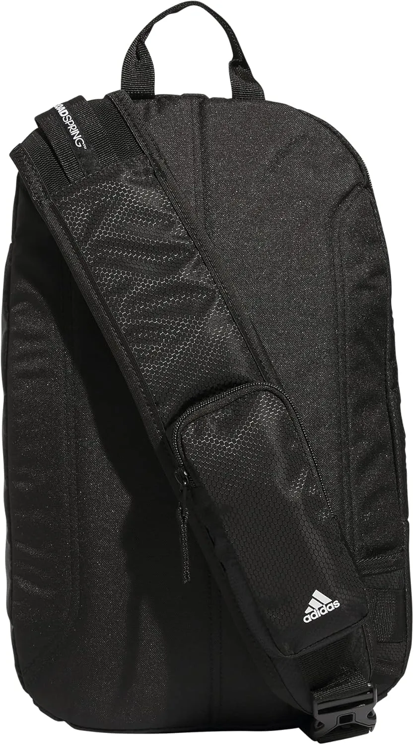 adidas Prime Sling-Single Strap Crossbody Backpack, Black, One Size