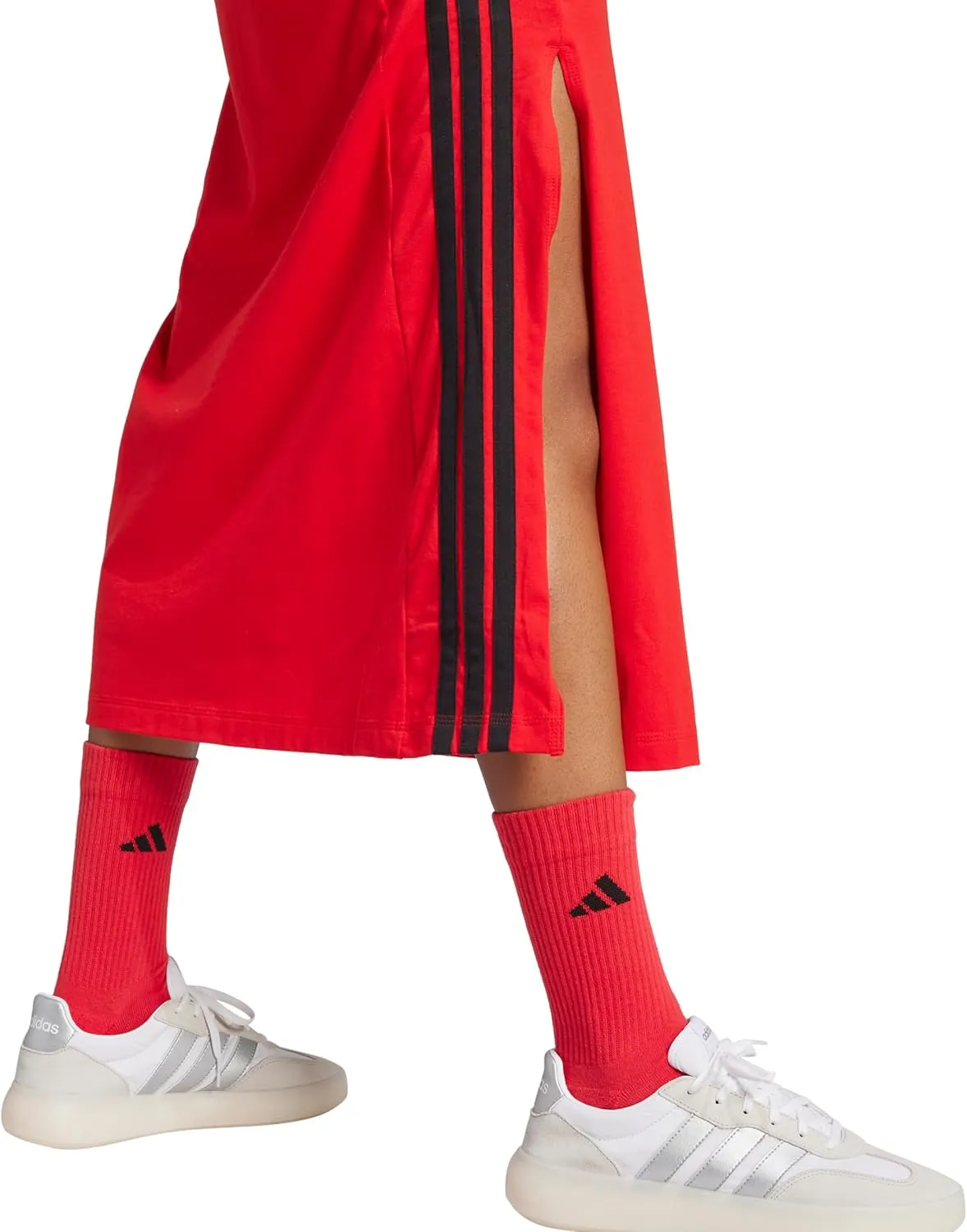adidas Women's Essentials 3-Stripes Long Racerback Dress