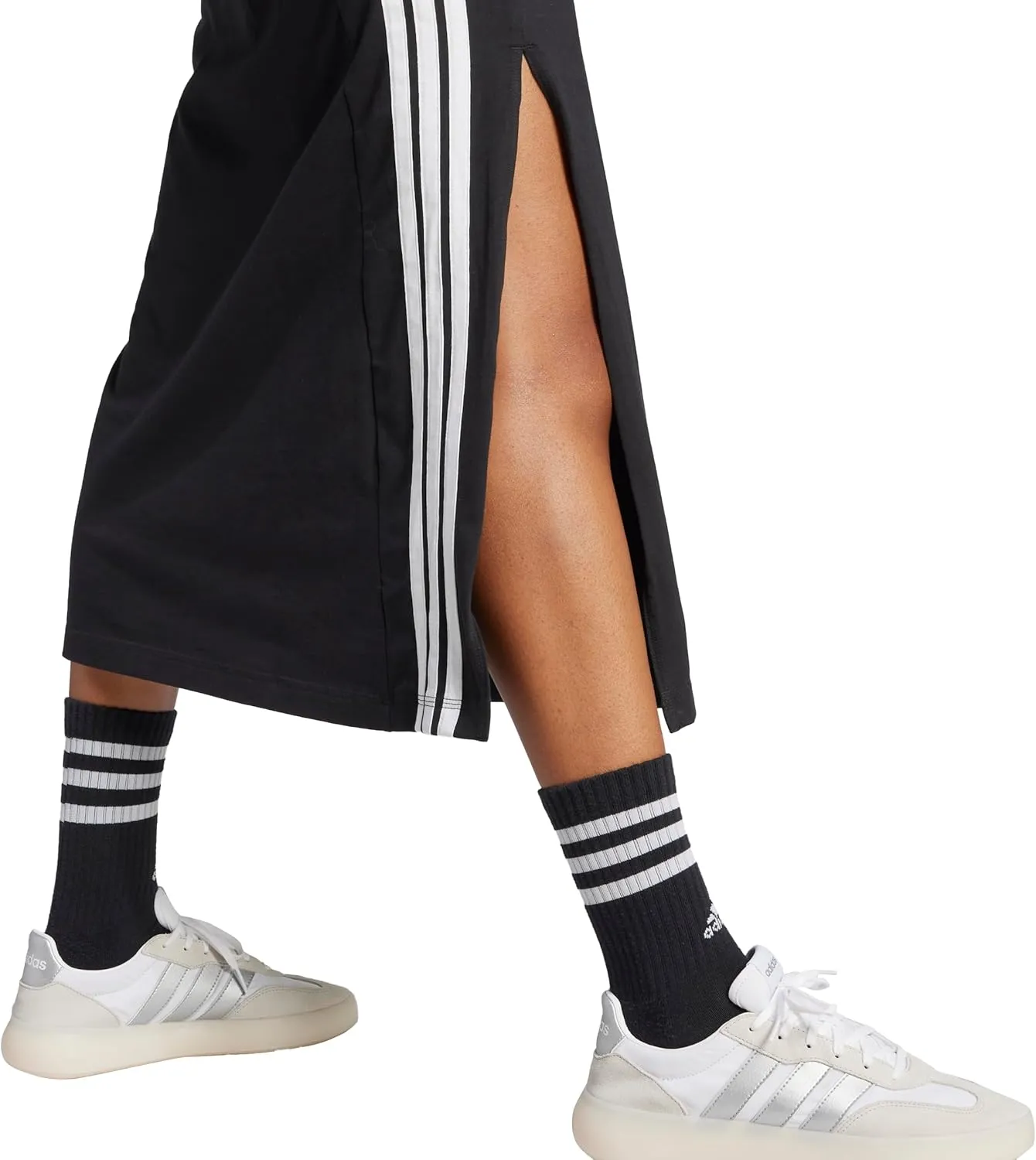 adidas Women's Essentials 3-Stripes Long Racerback Dress