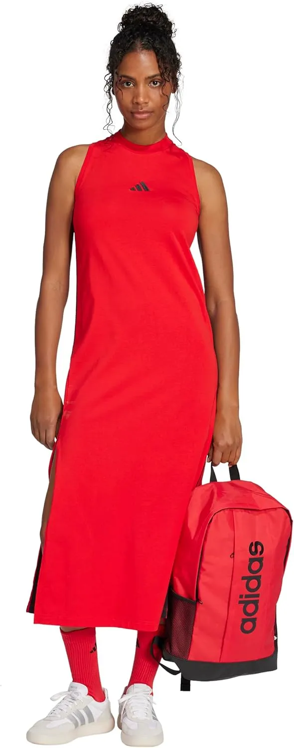 adidas Women's Essentials 3-Stripes Long Racerback Dress