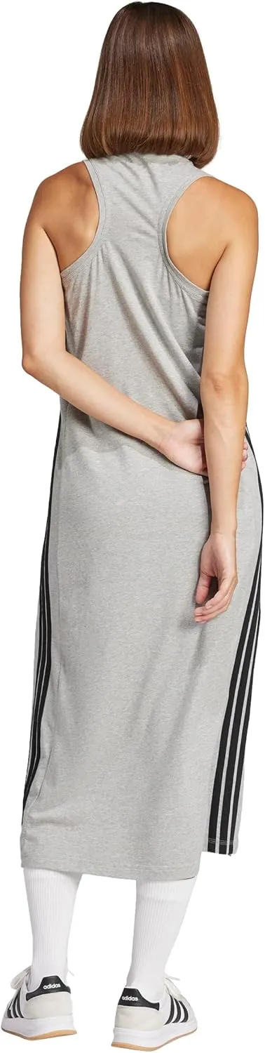 adidas Women's Essentials 3-Stripes Long Racerback Dress