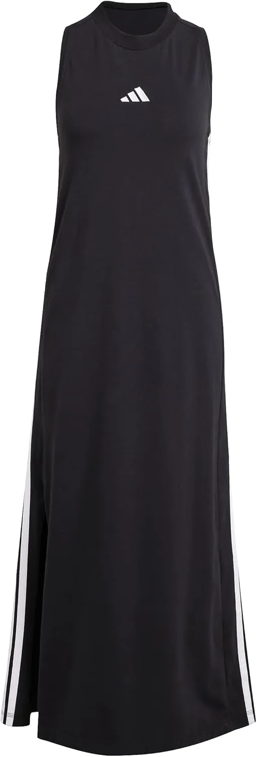 adidas Women's Essentials 3-Stripes Long Racerback Dress