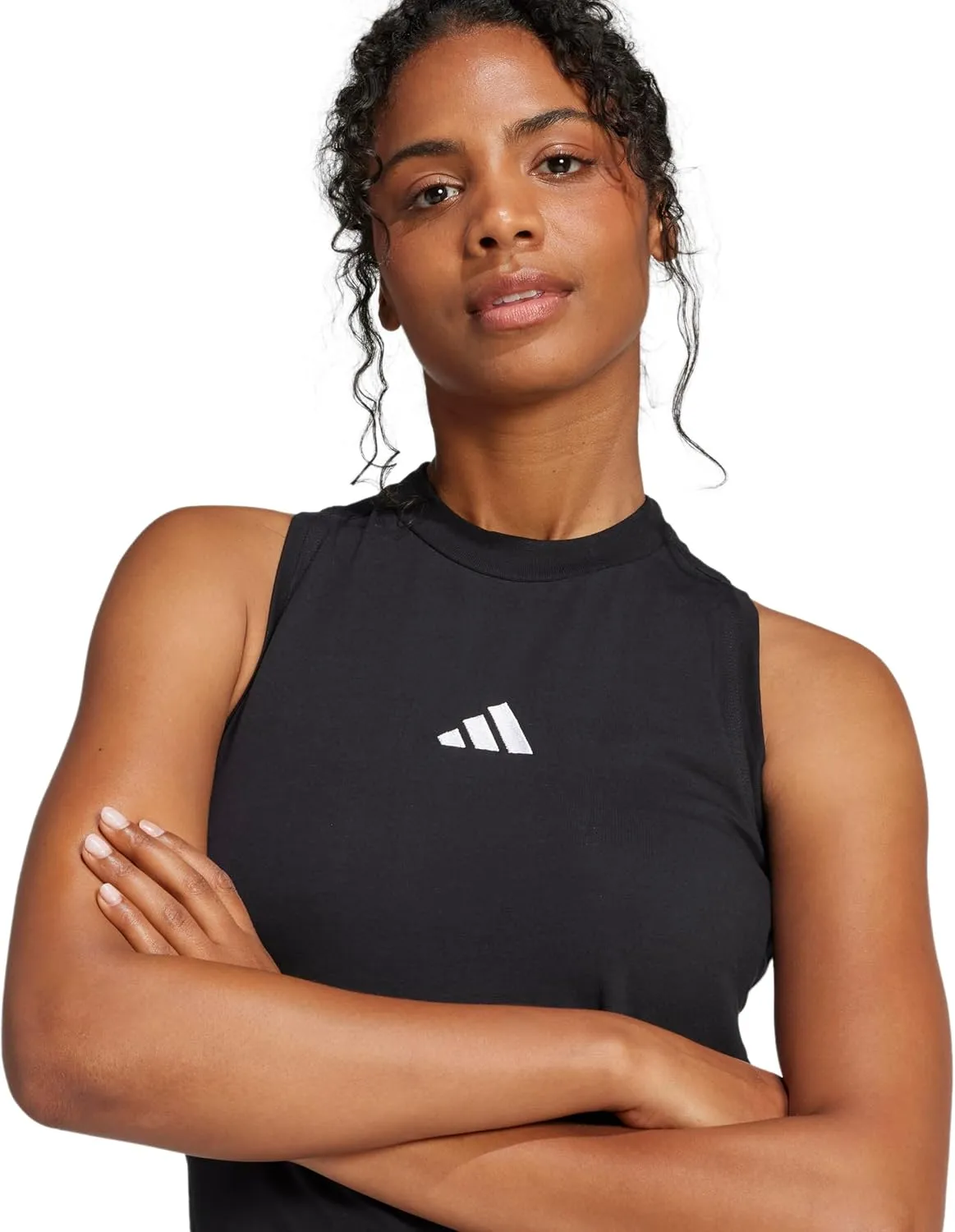 adidas Women's Essentials 3-Stripes Long Racerback Dress