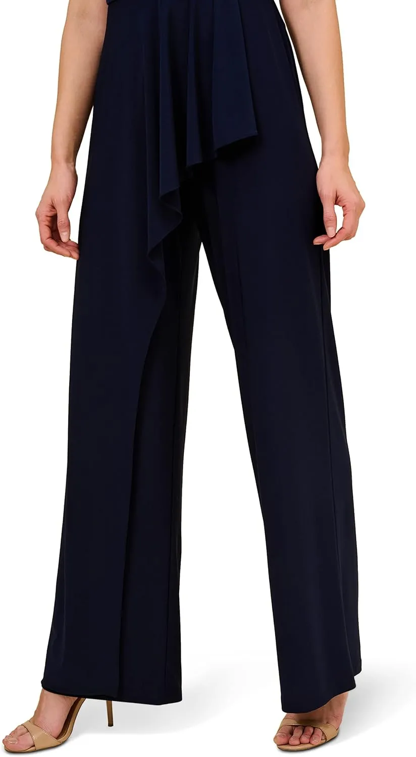 Adrianna Papell womens Jersey Draped JumpsuitJumpsuit