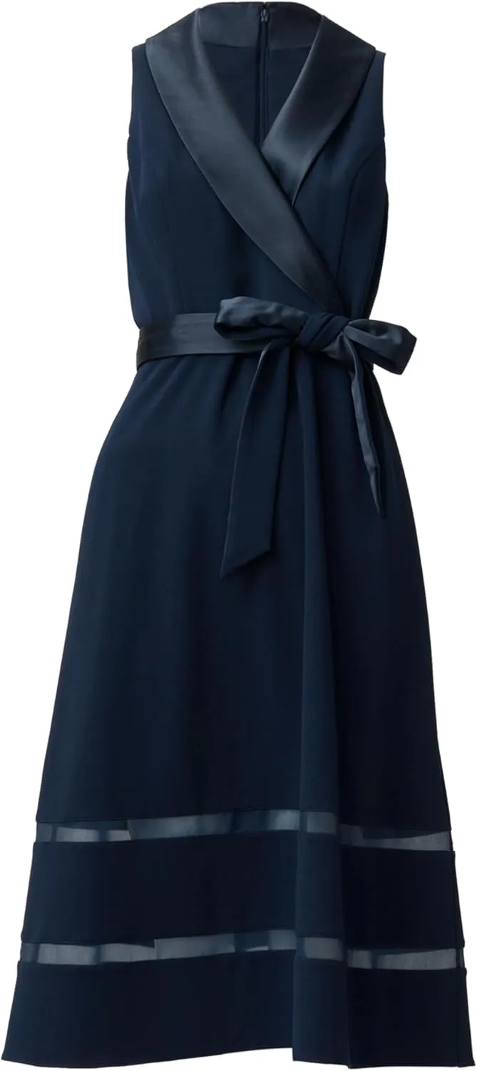 Adrianna Papell Women's Knit Crepe Midi Dress