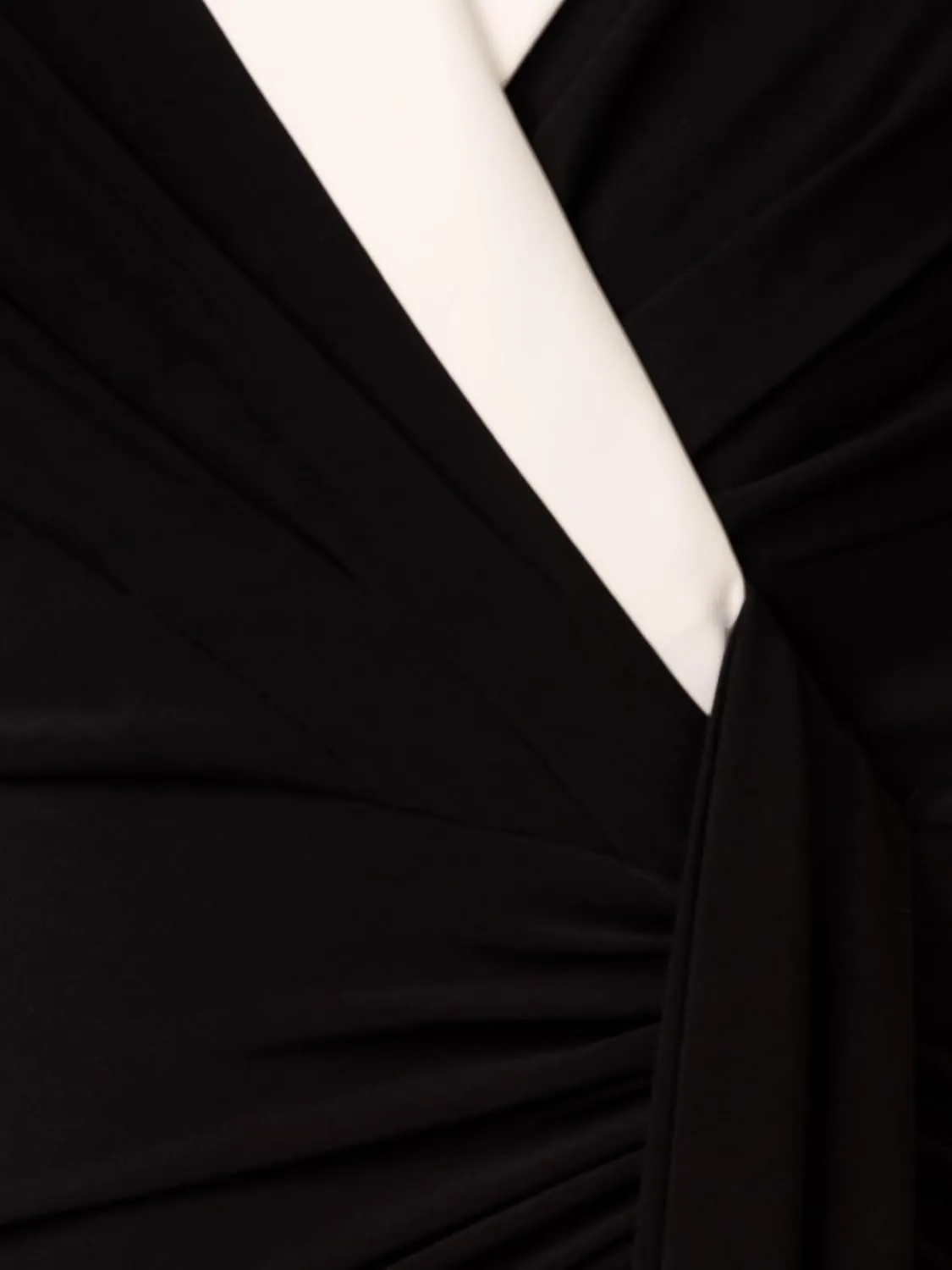 Adrianna Papell Women's Shawl Collar Jersey Gown