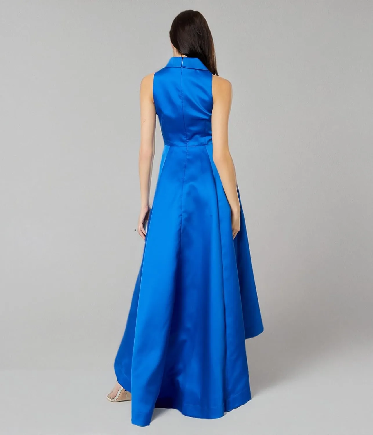 Adrianna Papell Women's Tuxedo High Low Gown