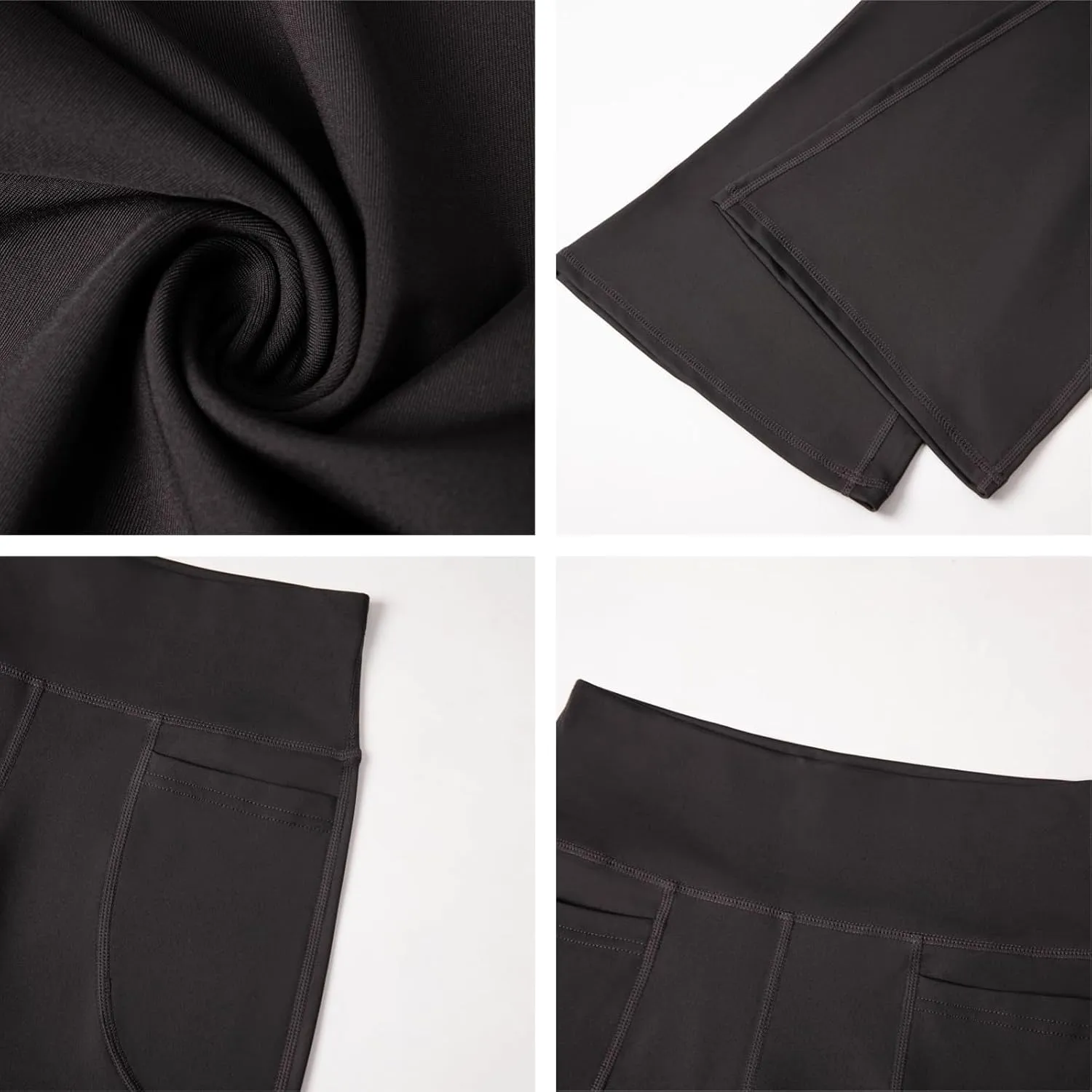 AIFARLD Bootcut Yoga Pants for Women with Pockets Flare Leggings Wide Leg High Waist Workout Tummy Control Gym