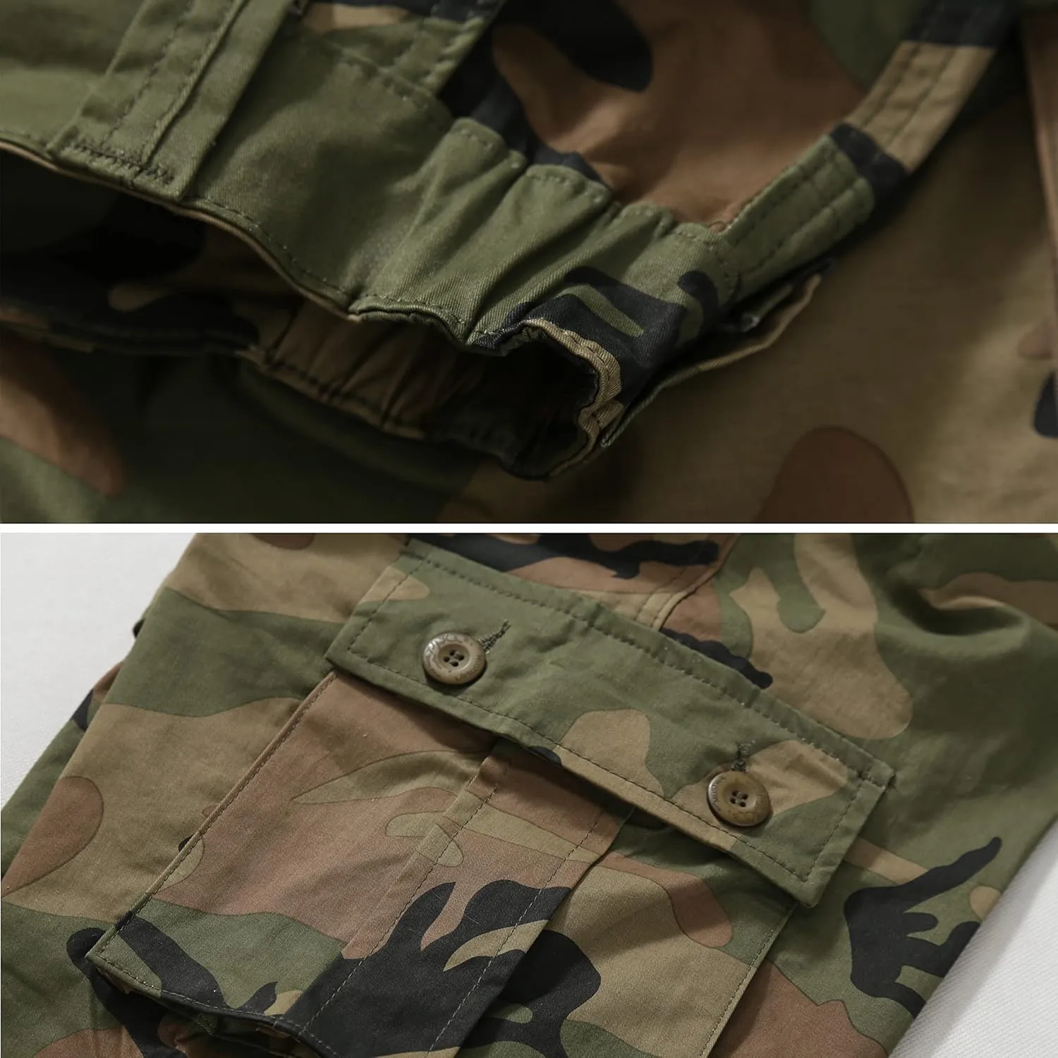 AKARMY Womens Cargo Pants with Pockets Outdoor Casual Ripstop Camo Military Combat Construction Work Pants