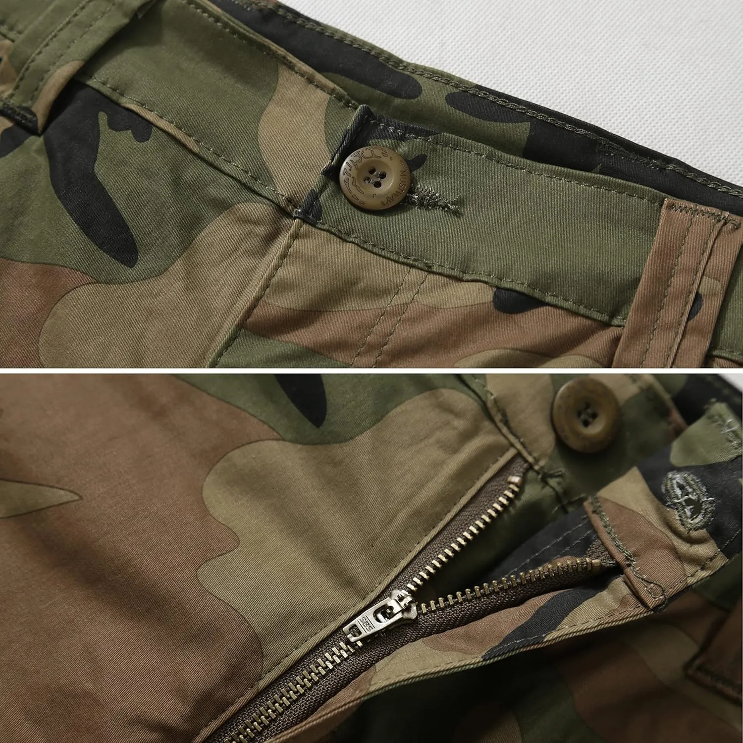 AKARMY Womens Cargo Pants with Pockets Outdoor Casual Ripstop Camo Military Combat Construction Work Pants