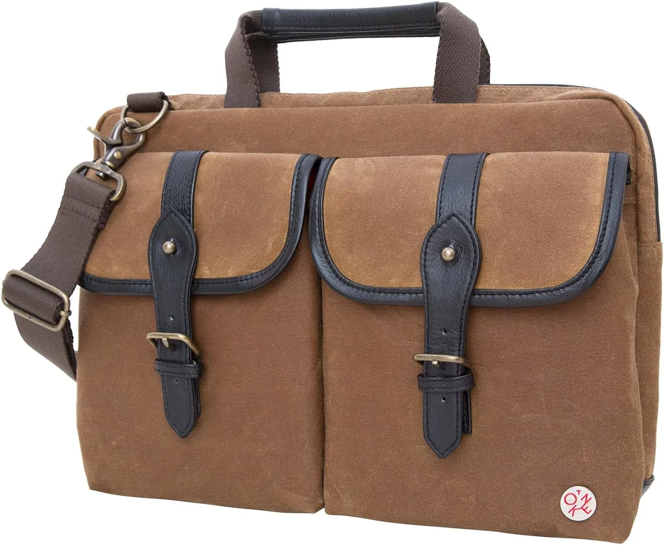 Bags Waxed Knickerbocker Laptop Bag 13 Inch, Field Tan/Black, One Size