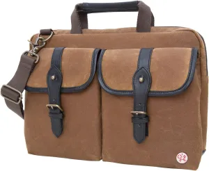 Bags Waxed Knickerbocker Laptop Bag 13 Inch, Field Tan/Black, One Size
