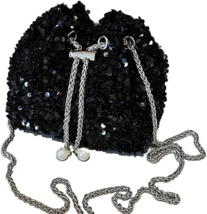 Bucket Purse For Women Dinner Bags Sequin Clutch Bag Soft For Evening Party Travel Everyday Use Night Outdoor