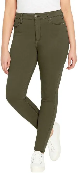 Buffalo David Bitton Women's Hanna Tencel Blend Soft Stretch High Rise Skinny Pants
