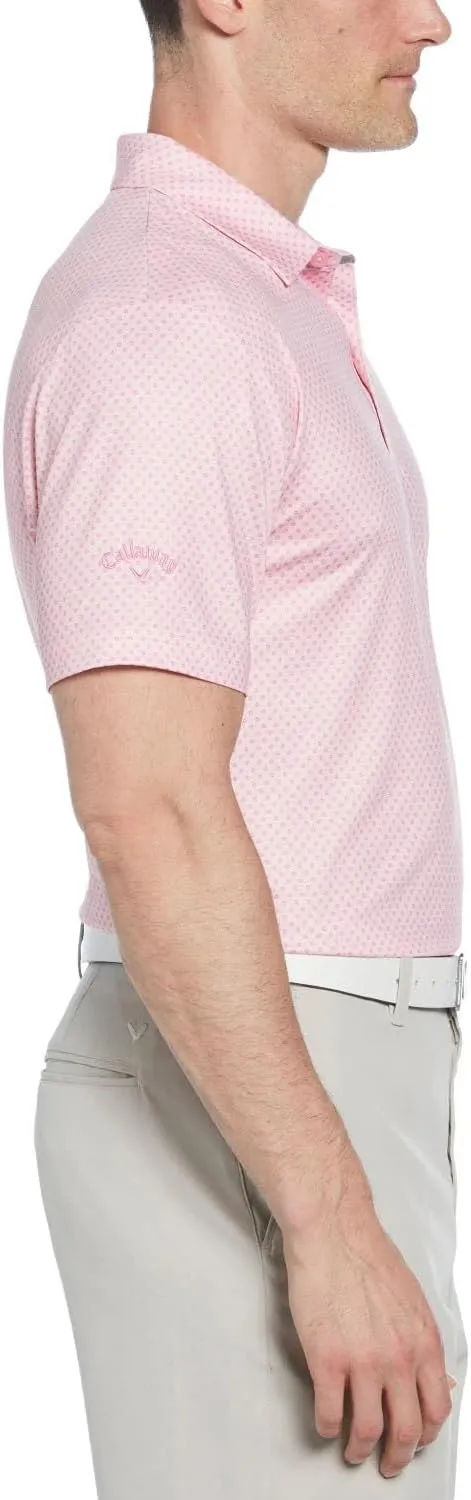 Callaway Performance Golf Polo, Men's Polo Shirt with Moisture-Wicking Technology 3 Button Placket