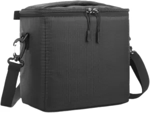 Camera Bag Padded Waterproof Black Carrying Case for Travel Photography DSLR