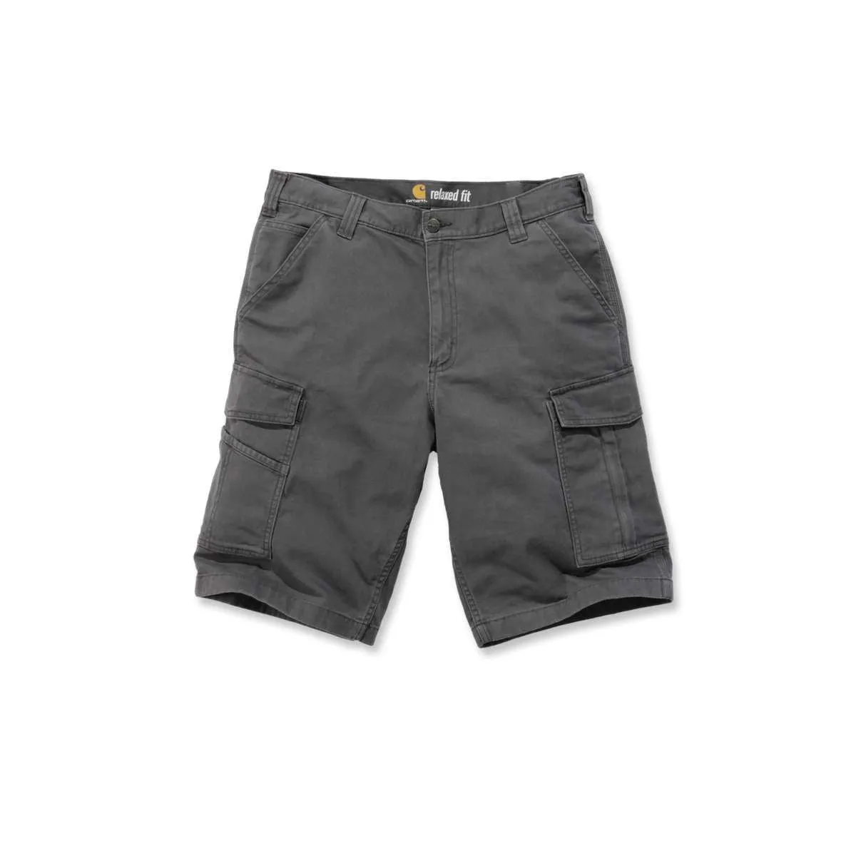 Carhartt Men's Rugged Flex Relaxed Fit Canvas Cargo Work Short Shadow 103542-029