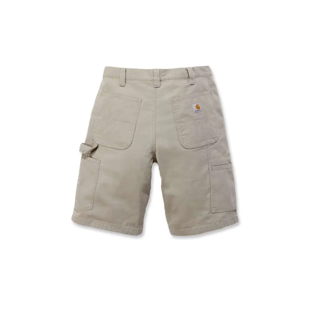 Carhartt Men's Rugged Flex Relaxed Fit Canvas Utility Work Short Tan 103652-232