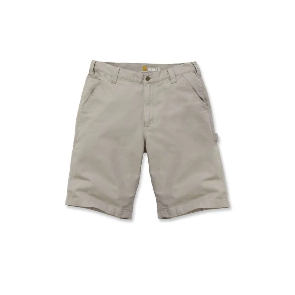 Carhartt Men's Rugged Flex Relaxed Fit Canvas Utility Work Short Tan 103652-232