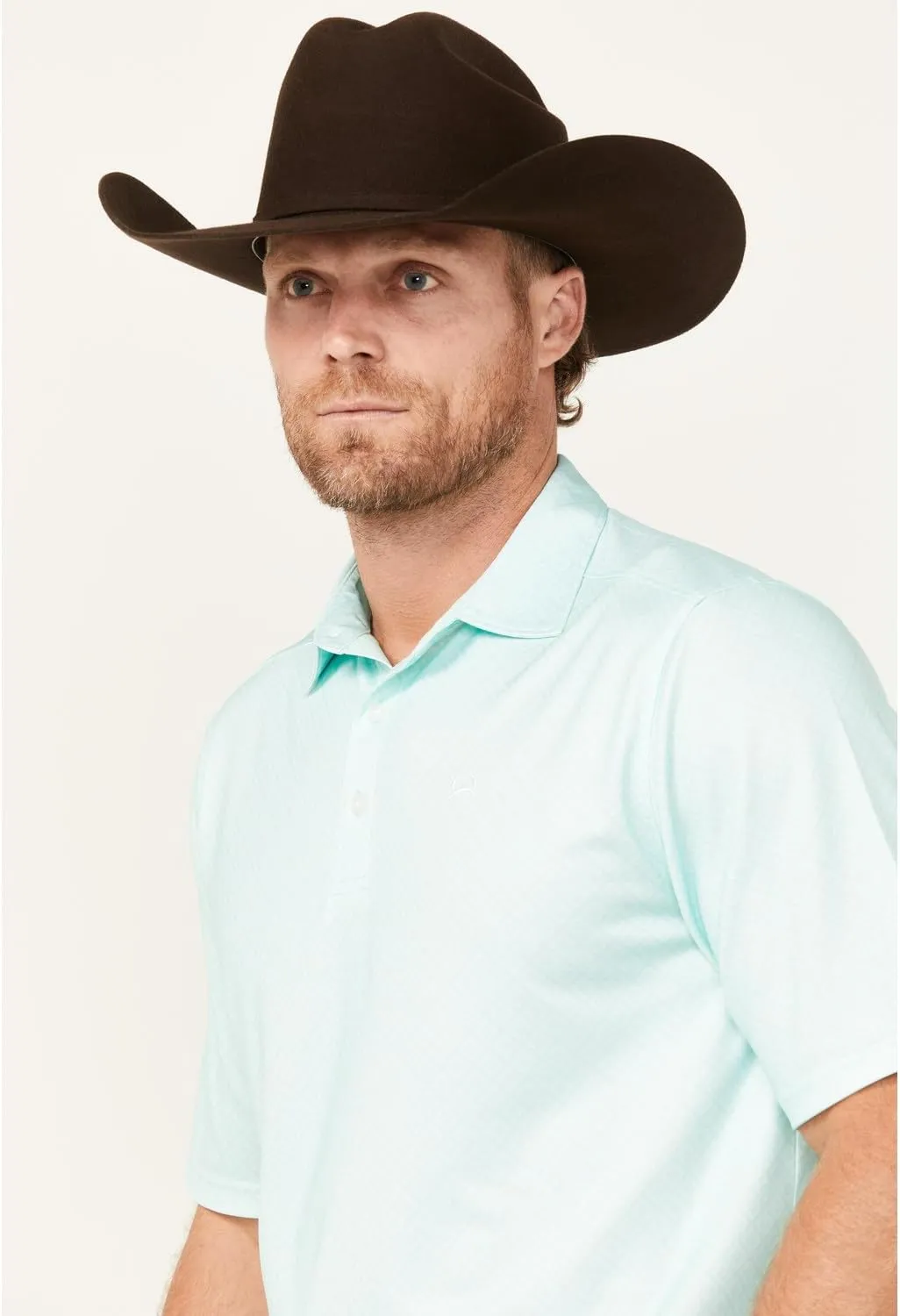 Cinch Men's Arenaflex Mint Polo