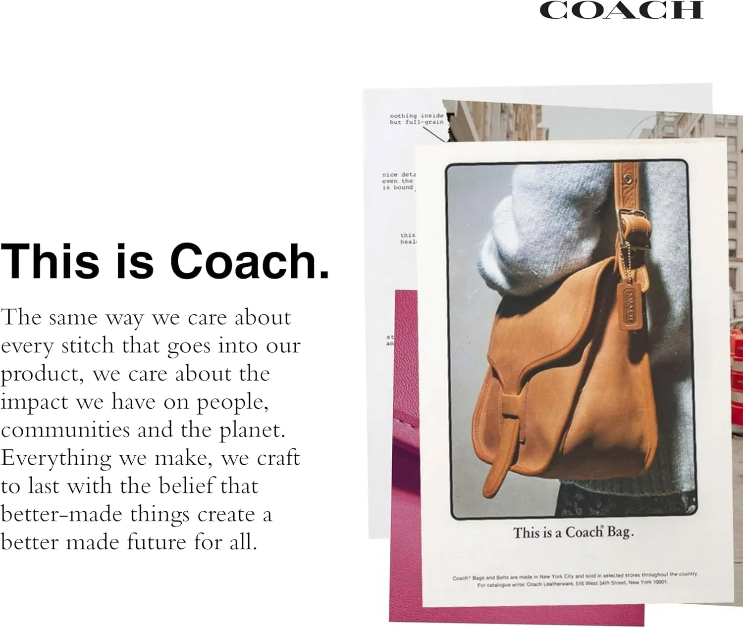 Coach Curve Zip Bag