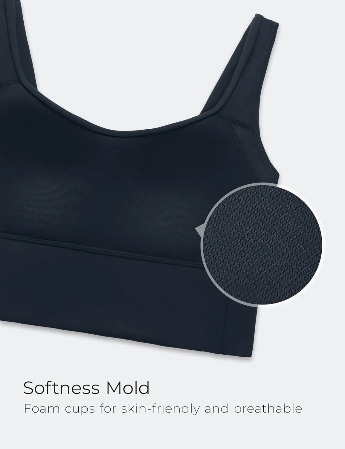 CRZ YOGA Softness Mold Butterluxe Longline Sports Bras for Women - Molded Cup V Neck Yoga Clothes Workout Crop Tank Top