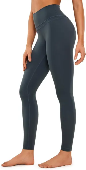 CRZ YOGA Women's Naked Feeling I Workout Leggings 28 Inches - High Waisted Full-Length Yoga Pants