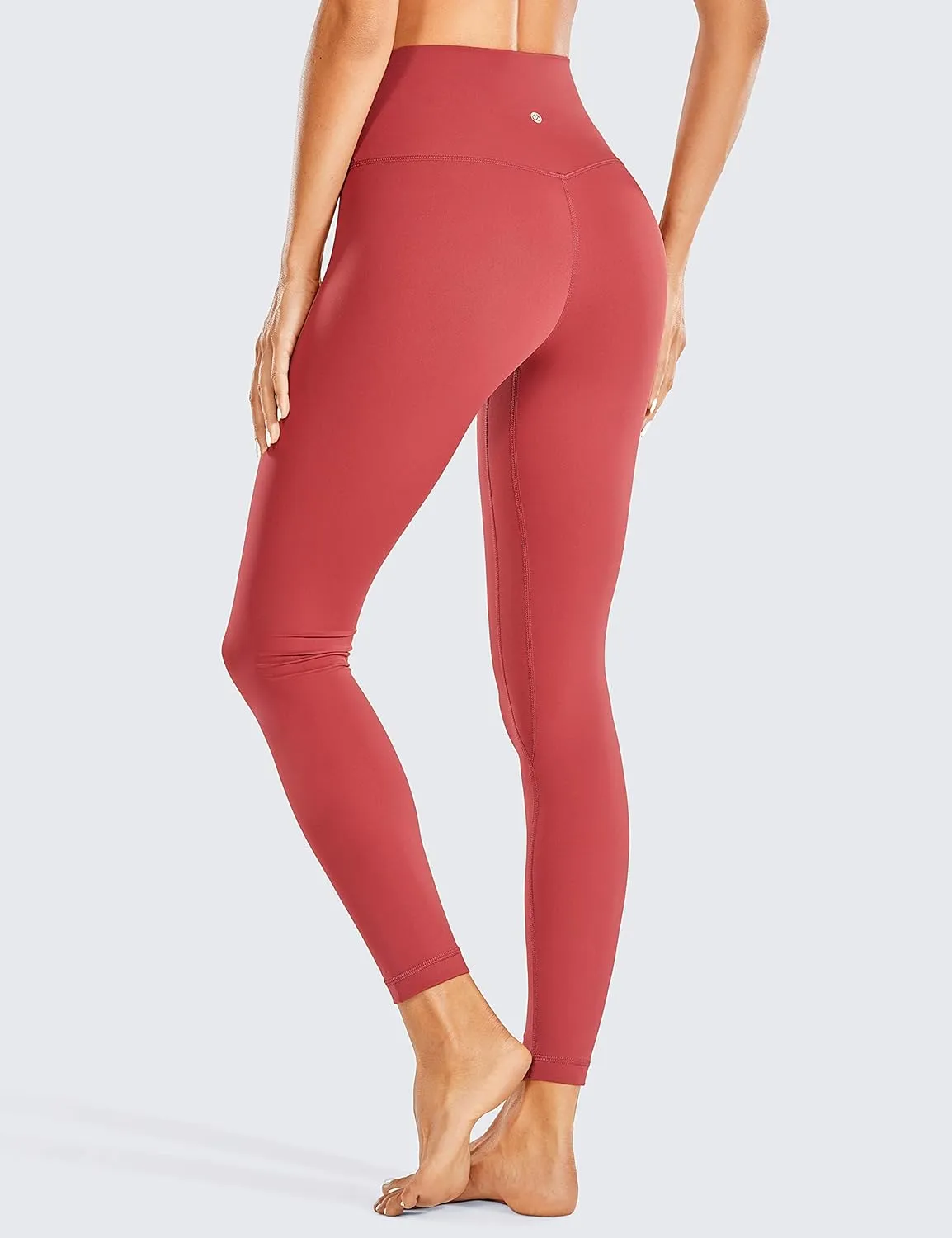 CRZ YOGA Womens Naked Feeling Leggings 25 Inches - High Waisted Workout Yoga Pants