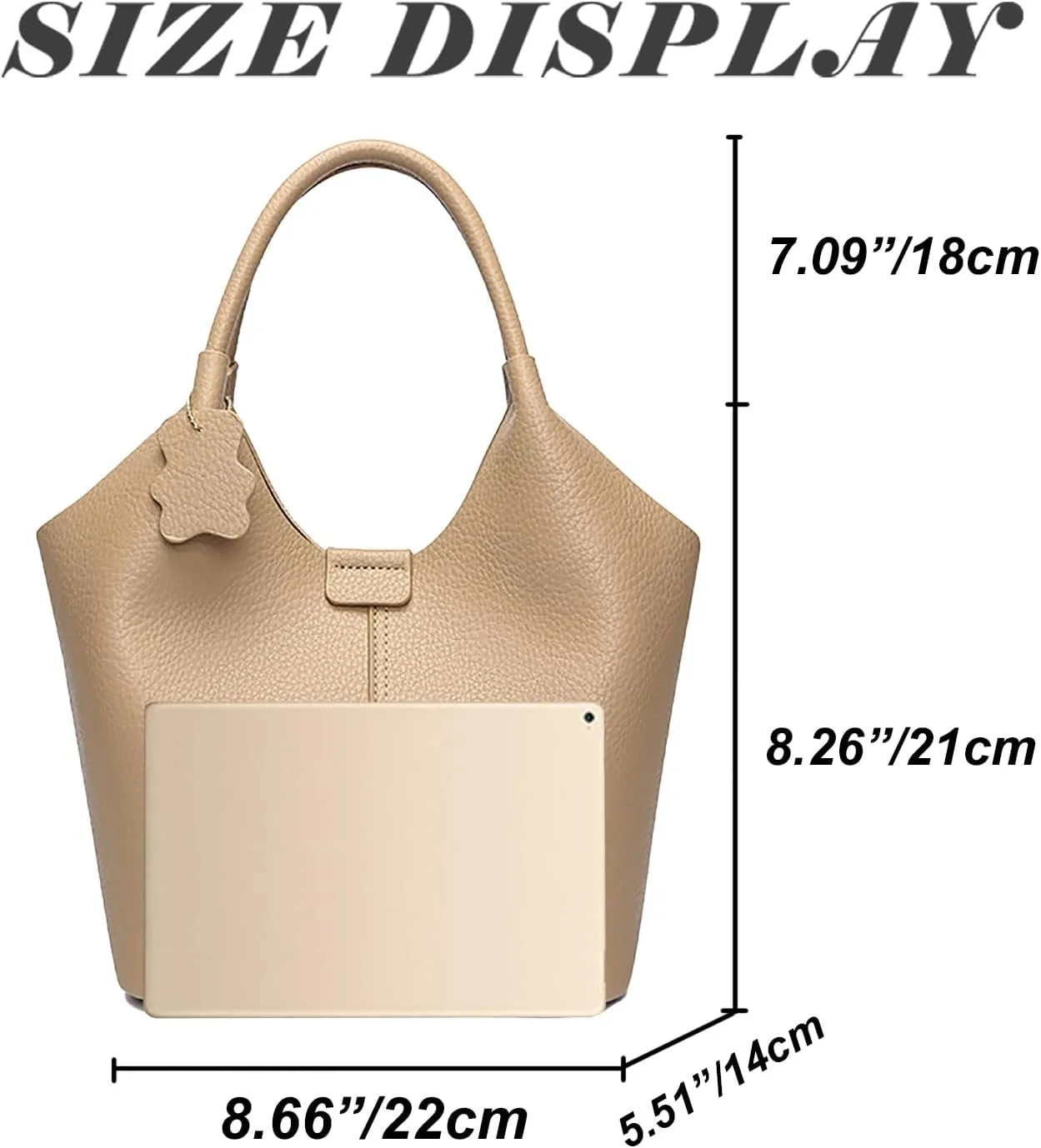 Designer Real Genuine Leather Bucket Handbag For Women Crossbody Bags With Shoulder Strap For Women