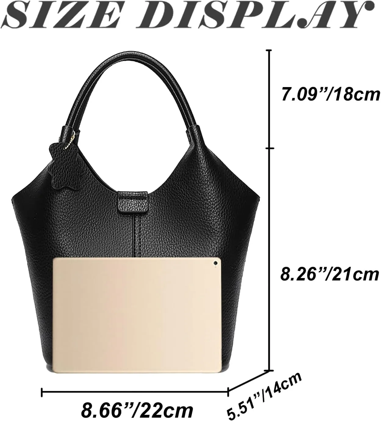 Designer Real Genuine Leather Bucket Handbag For Women Crossbody Bags With Shoulder Strap For Women