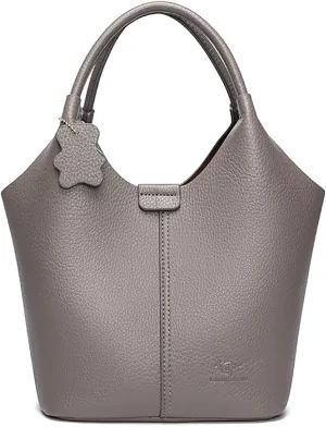 Designer Real Genuine Leather Bucket Handbag For Women Crossbody Bags With Shoulder Strap For Women