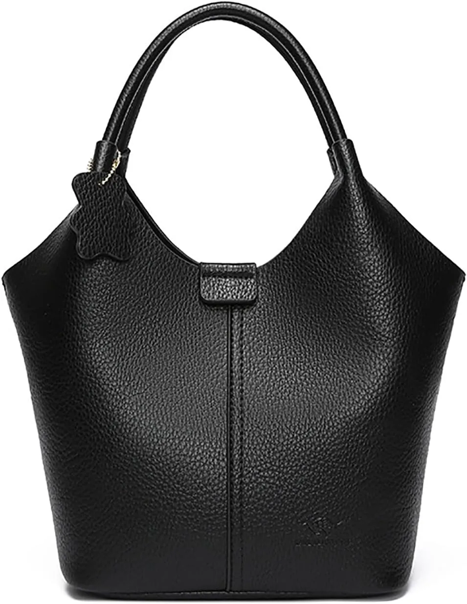 Designer Real Genuine Leather Bucket Handbag For Women Crossbody Bags With Shoulder Strap For Women