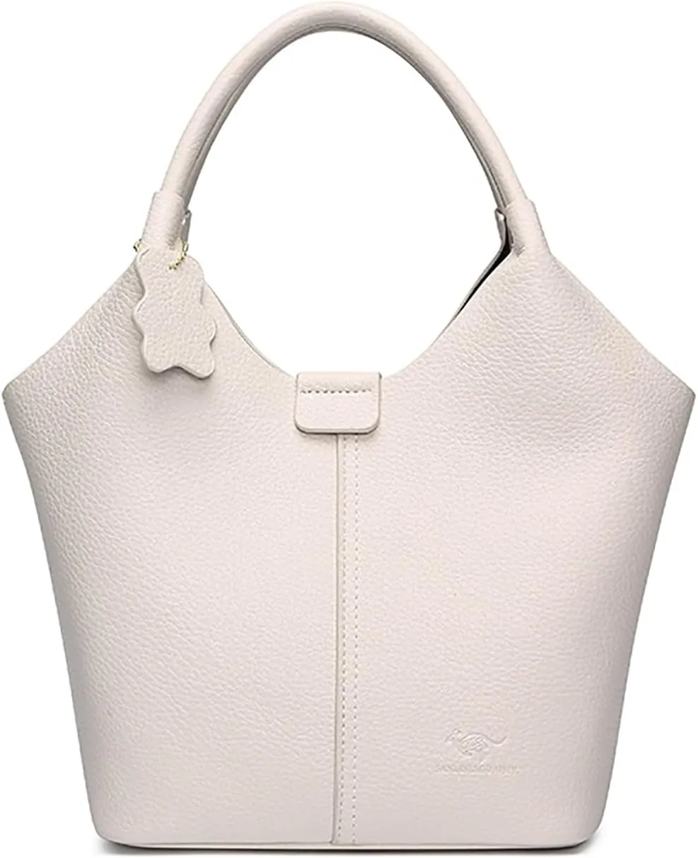 Designer Real Genuine Leather Bucket Handbag For Women Crossbody Bags With Shoulder Strap For Women