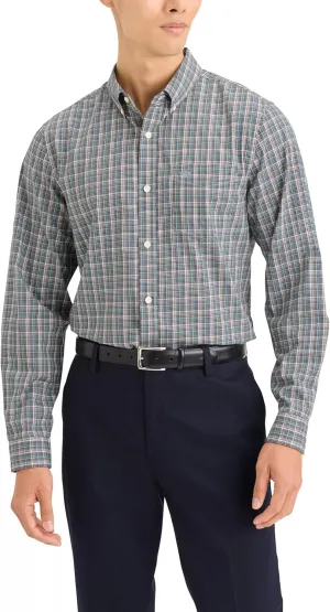 Dockers Men's Classic Fit Long Sleeve Signature Iron Free Shirt with Stain Defender