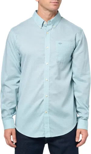 Dockers Men's Classic Fit Long Sleeve Signature Iron Free Shirt with Stain Defender
