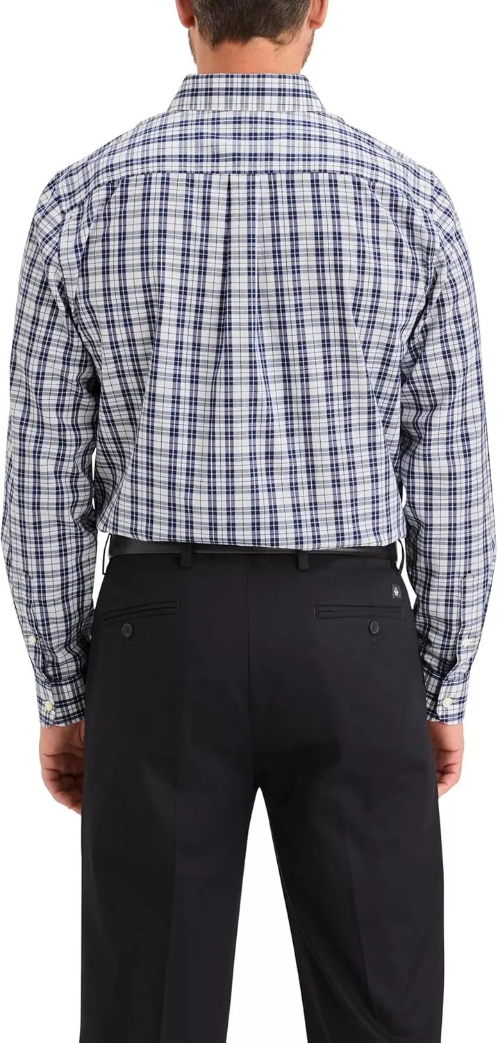 Dockers Men's Classic Fit Long Sleeve Signature Iron Free Shirt with Stain Defender
