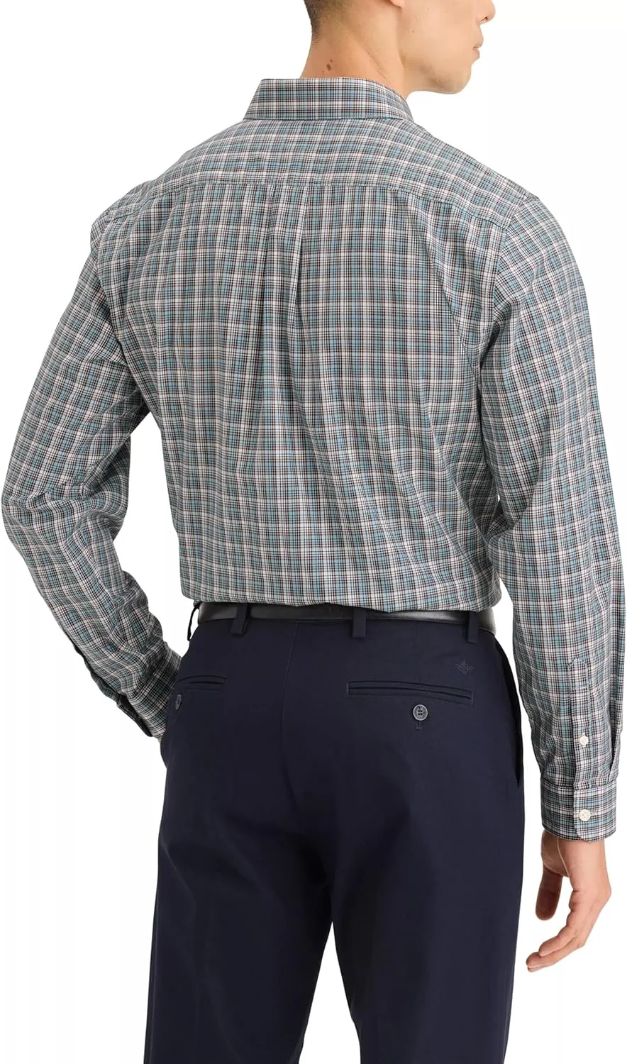 Dockers Men's Classic Fit Long Sleeve Signature Iron Free Shirt with Stain Defender