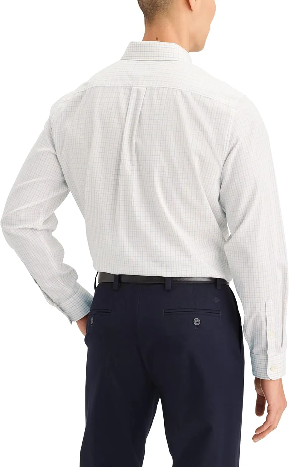 Dockers Men's Classic Fit Long Sleeve Signature Iron Free Shirt with Stain Defender