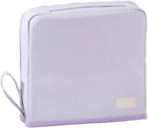 Doresty Makeup Bag, Large Capacity Waterproof Makeup Organizer with Compartments, Portable Multifunctional Toiletry Bag for Women (Purple)