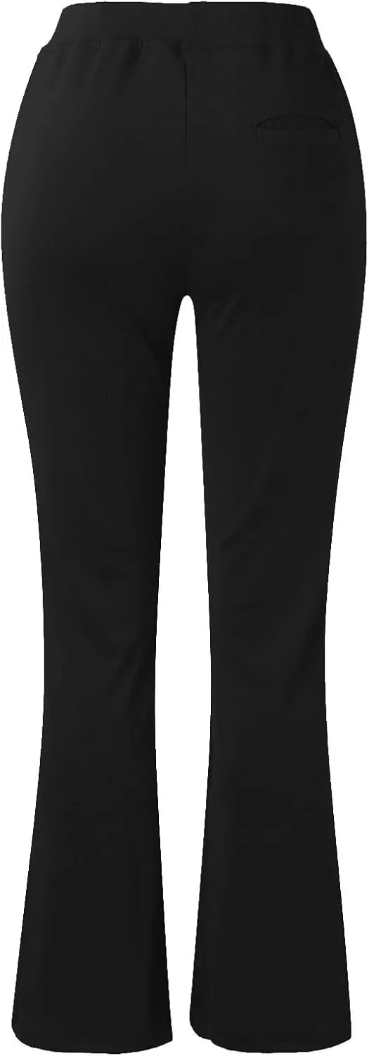 Dress Pants Women Business Casual Work Pants Women 2025 High Waist Stretchy Trousers Pull on Office Slacks Bottoms