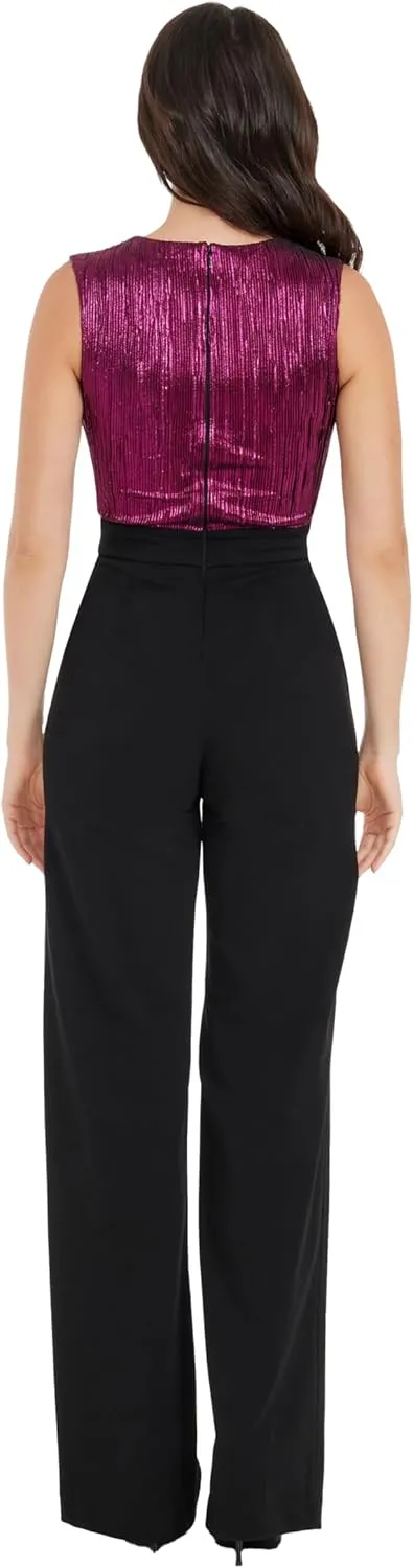 Dress the Population Womens Everette Jumpsuit