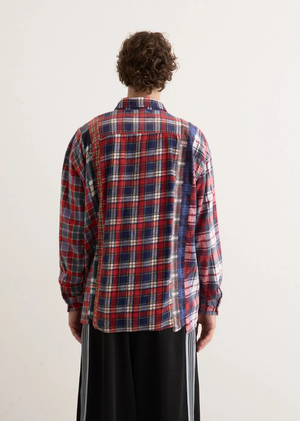 Flannel Shirt 7 Cuts Wide Shirt