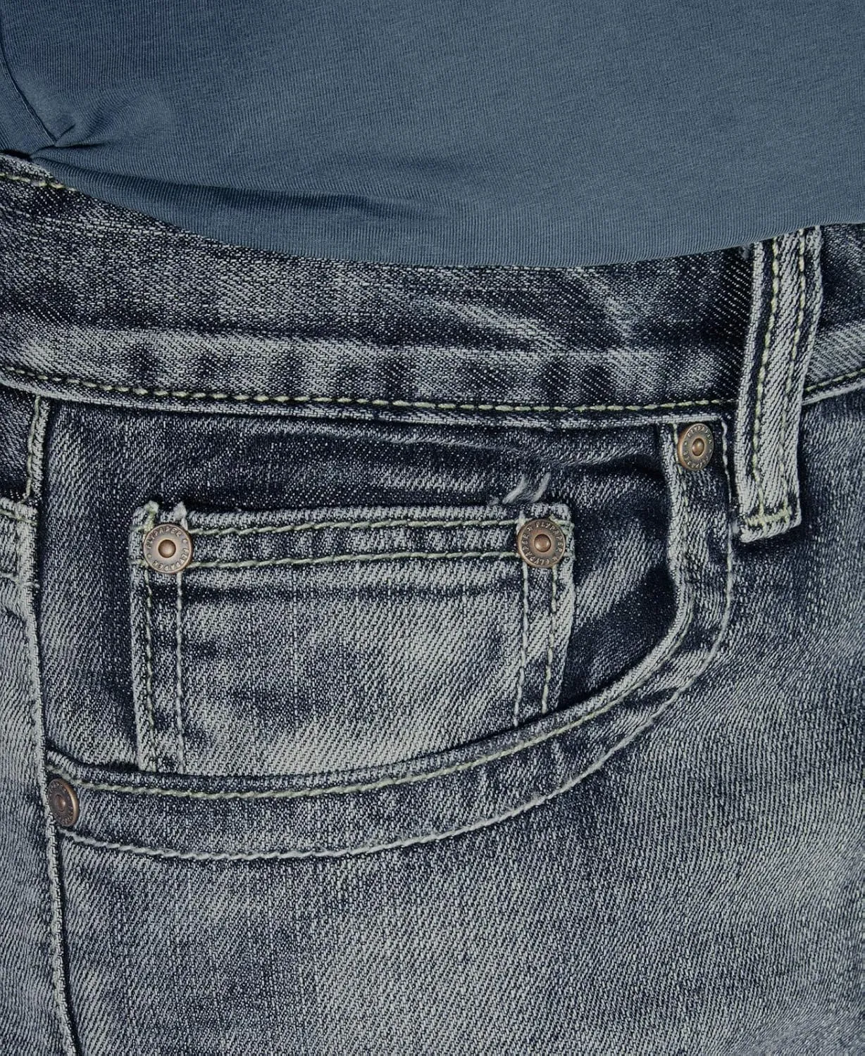 Flypaper Mens Fashion Bootcut Blue Jeans Regular Fit Mens Work Pants