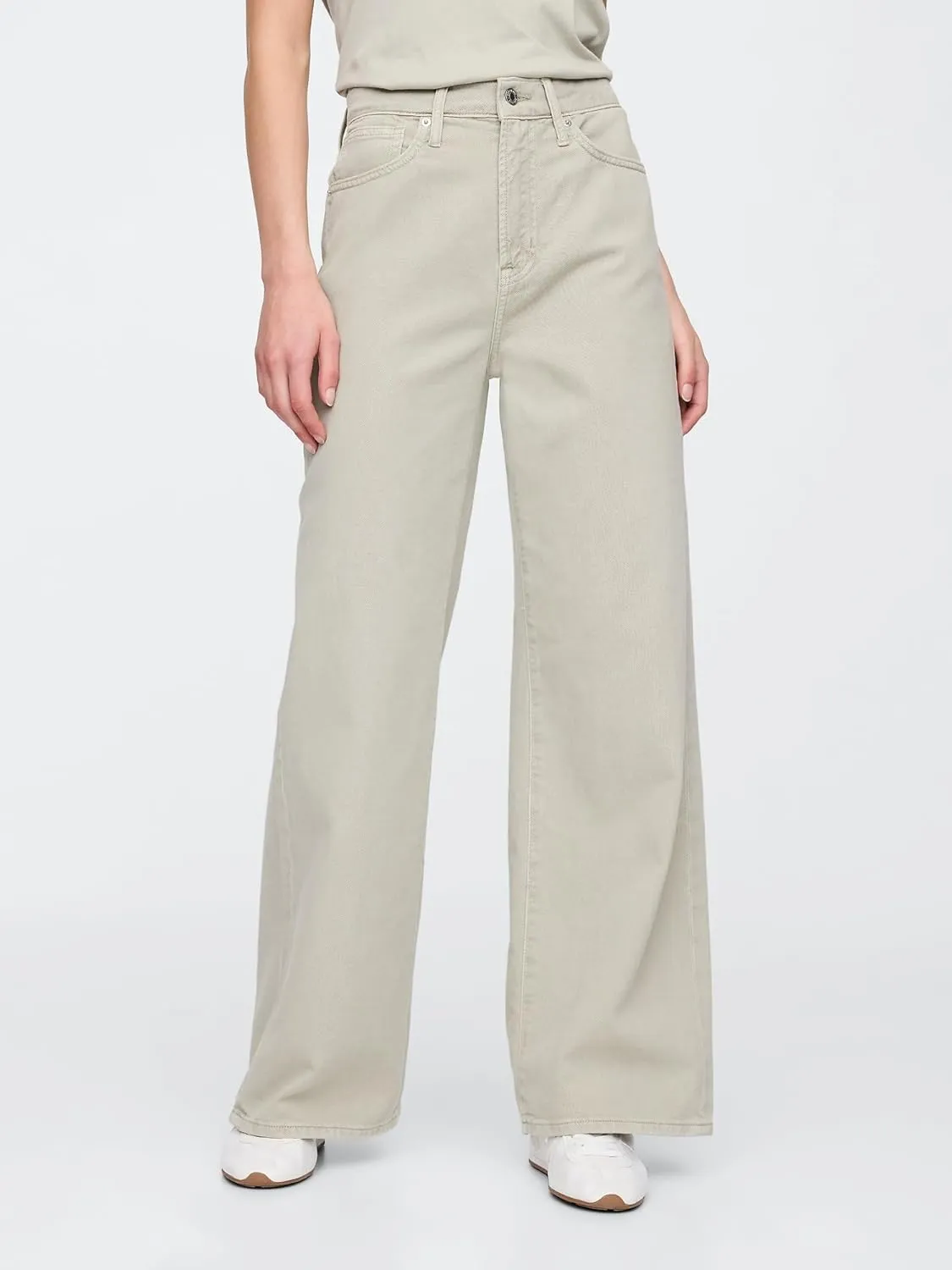 GAP Women's High Rise Wide Leg Jeans