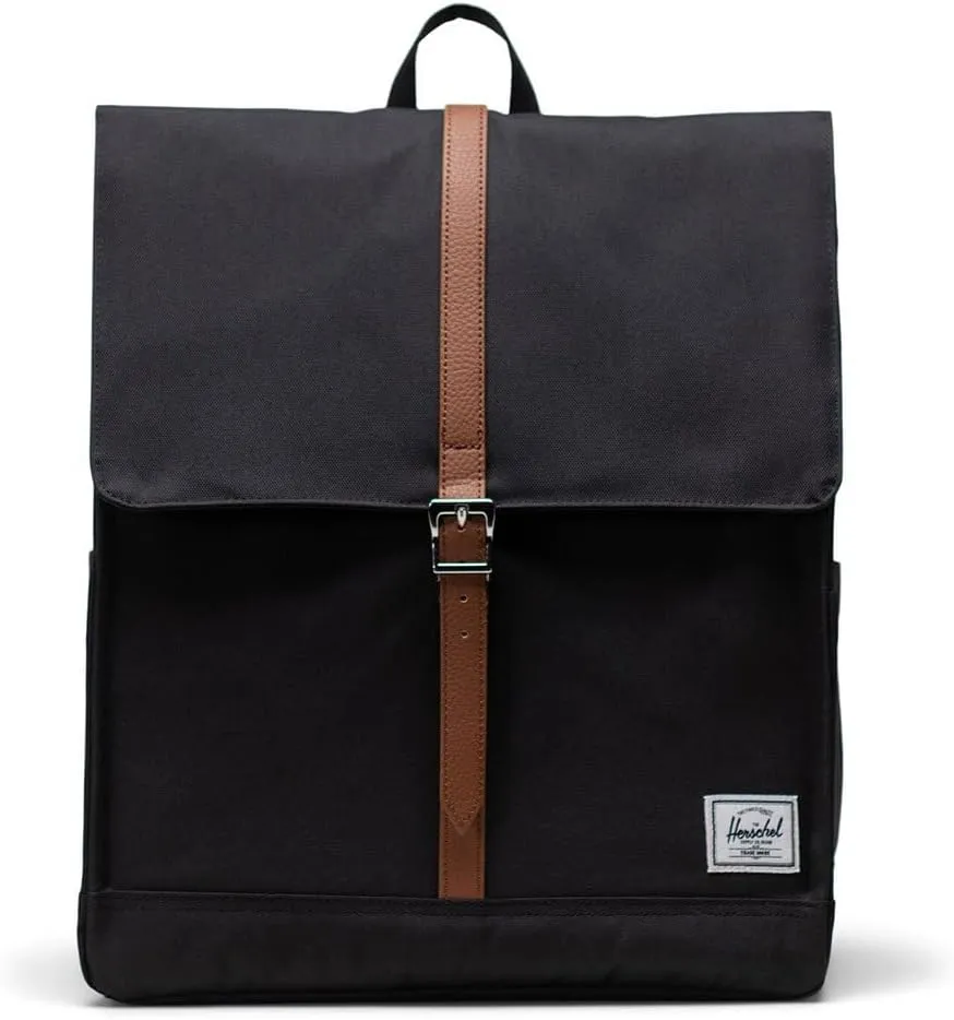 Herschel City Backpack, Black/Black, Mid-Volume 14.0L