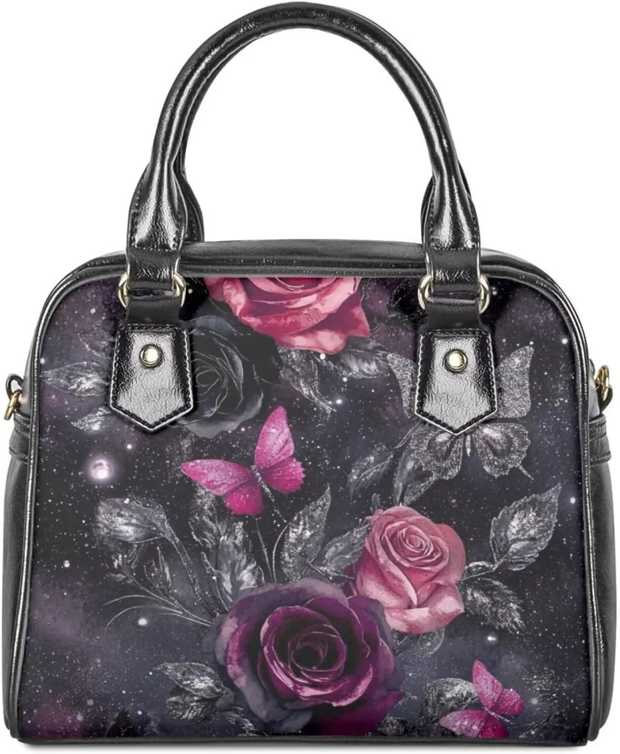 HUGS IDEA Leather Hobo Bag for Women Crossbody Purse Fashion Satchel Bag for Work Sling Bag