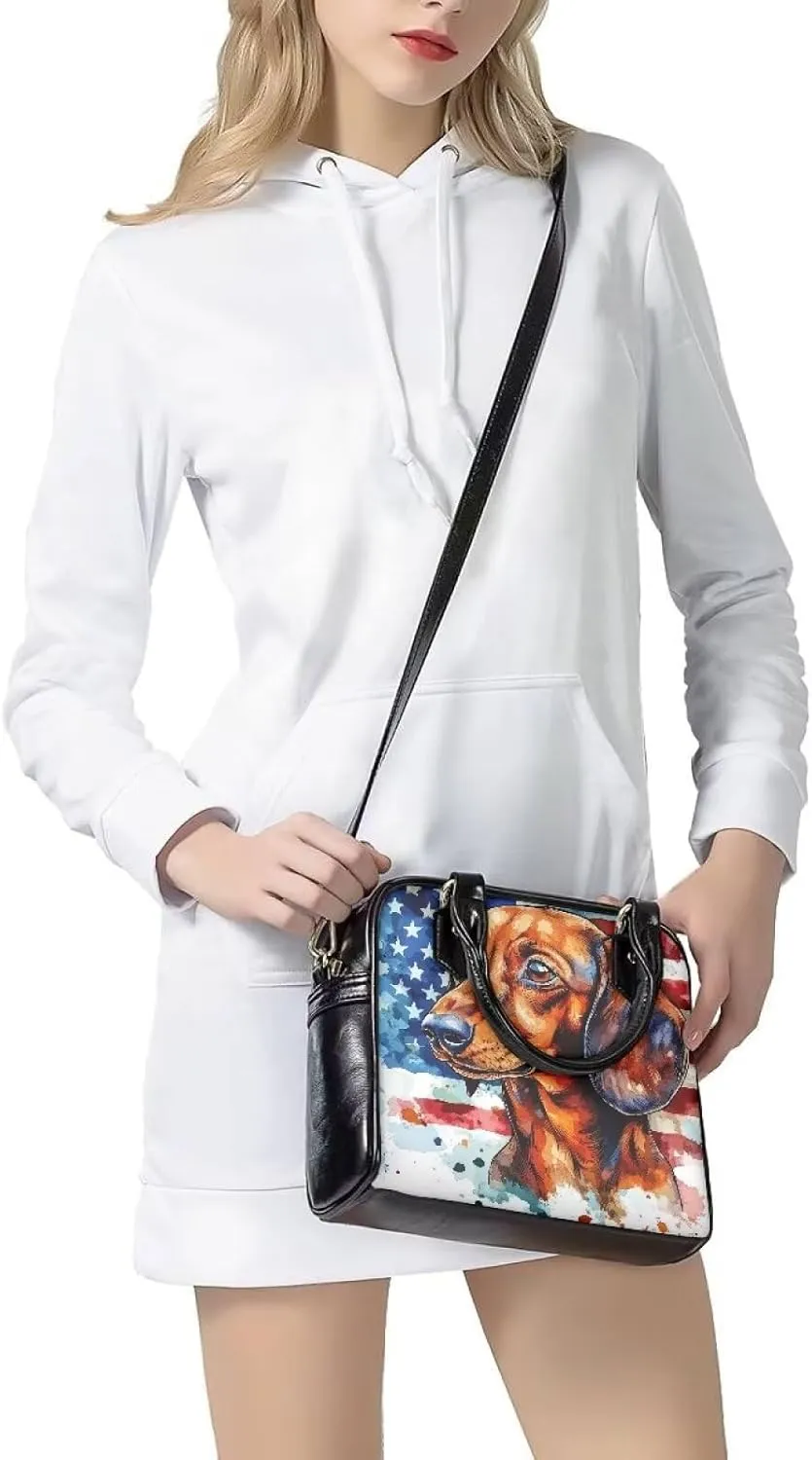 HUGS IDEA Leather Hobo Bag for Women Crossbody Purse Fashion Satchel Bag for Work Sling Bag