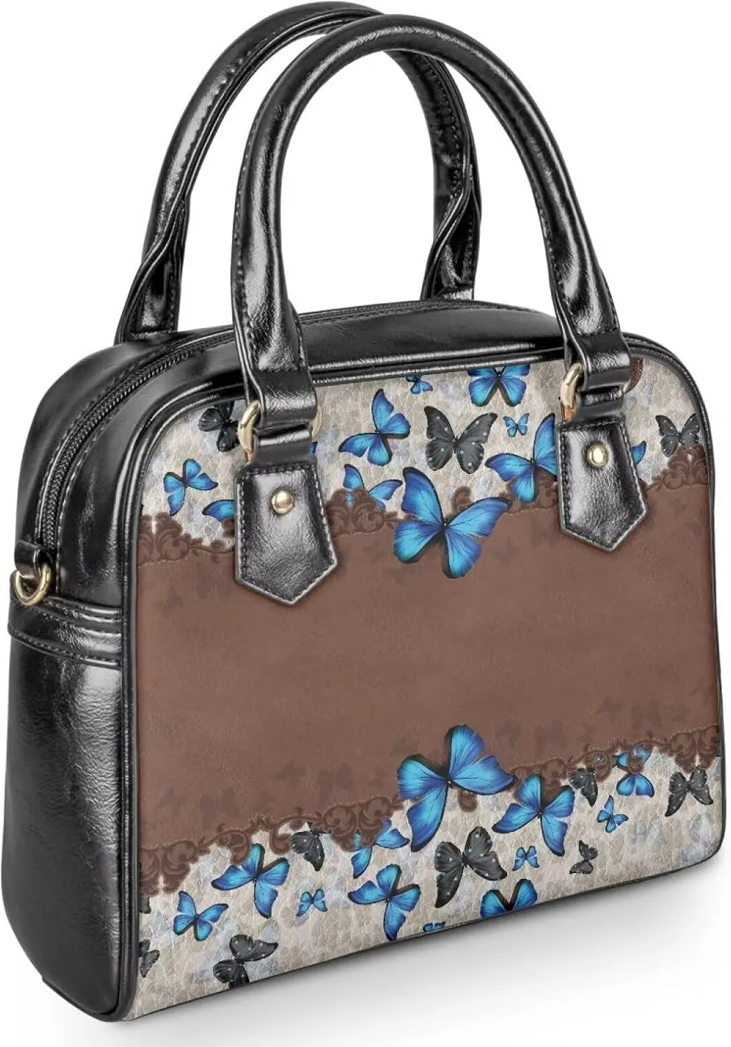 HUGS IDEA Leather Hobo Bag for Women Crossbody Purse Fashion Satchel Bag for Work Sling Bag