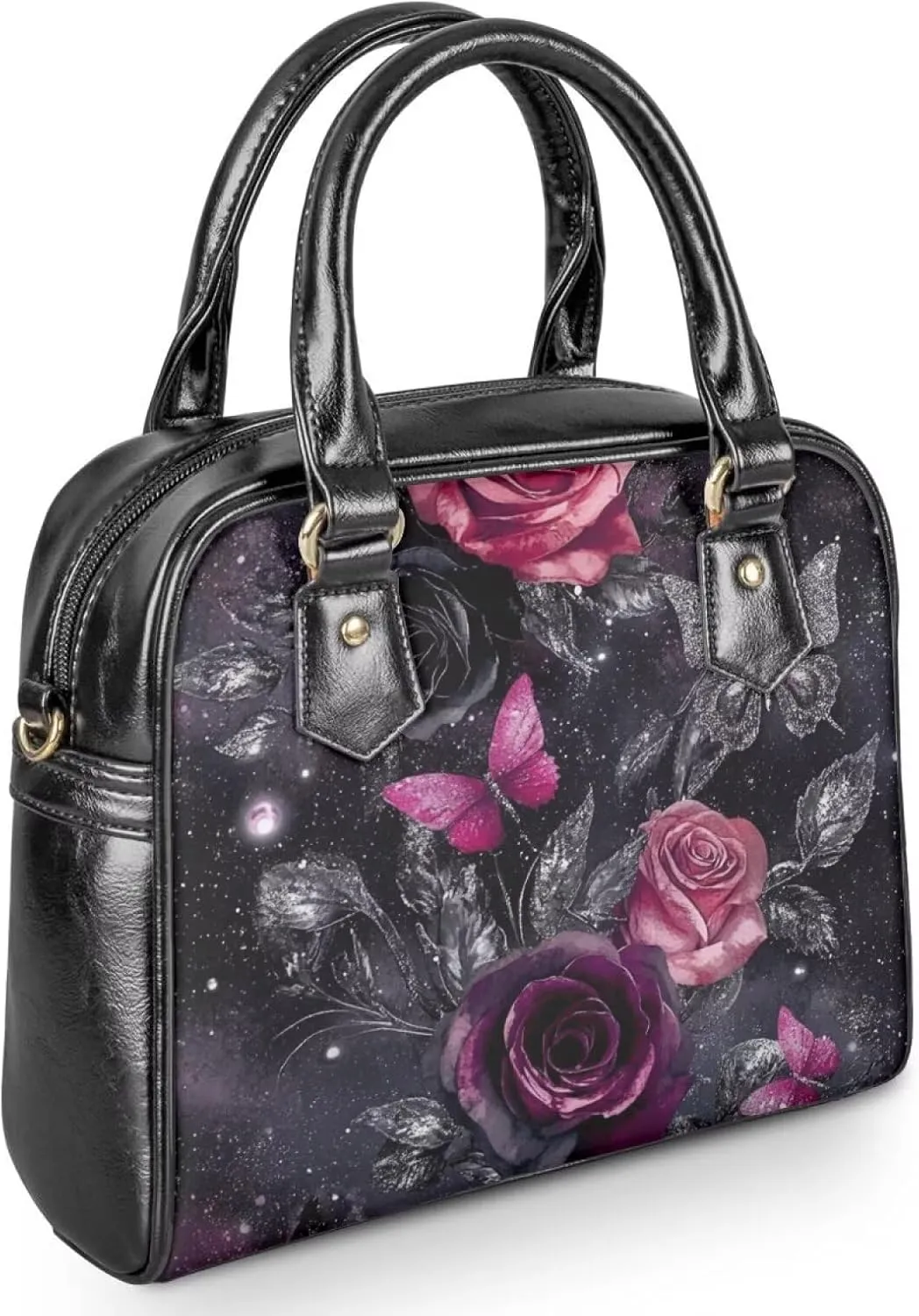 HUGS IDEA Leather Hobo Bag for Women Crossbody Purse Fashion Satchel Bag for Work Sling Bag